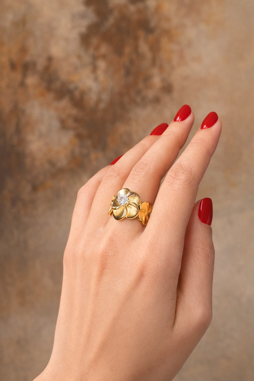 Flower Link ring