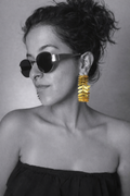 Statement Goldleaf Danglers