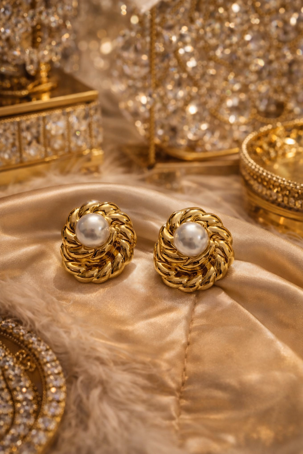 Luxe pearl studs