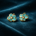 Flower Enamel studs