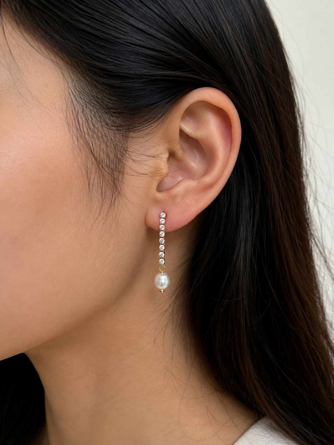 Delicate charm earrings