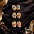 Egg embellished Studs