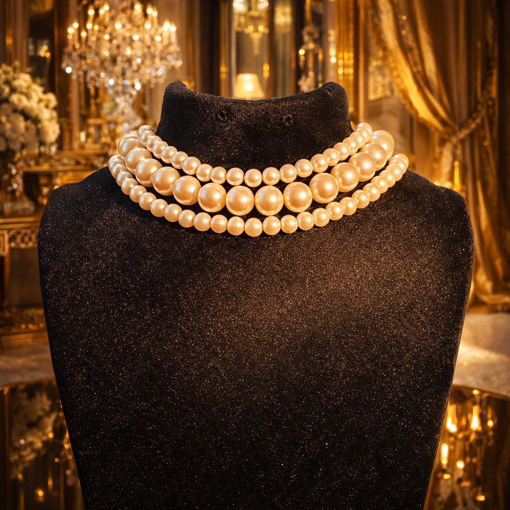 Pearl choker