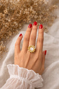 Ivory sun ring