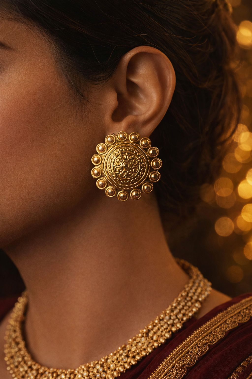 Statement Indo-western studs