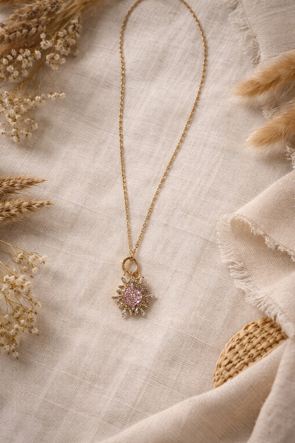 Rosé Bloom Necklace