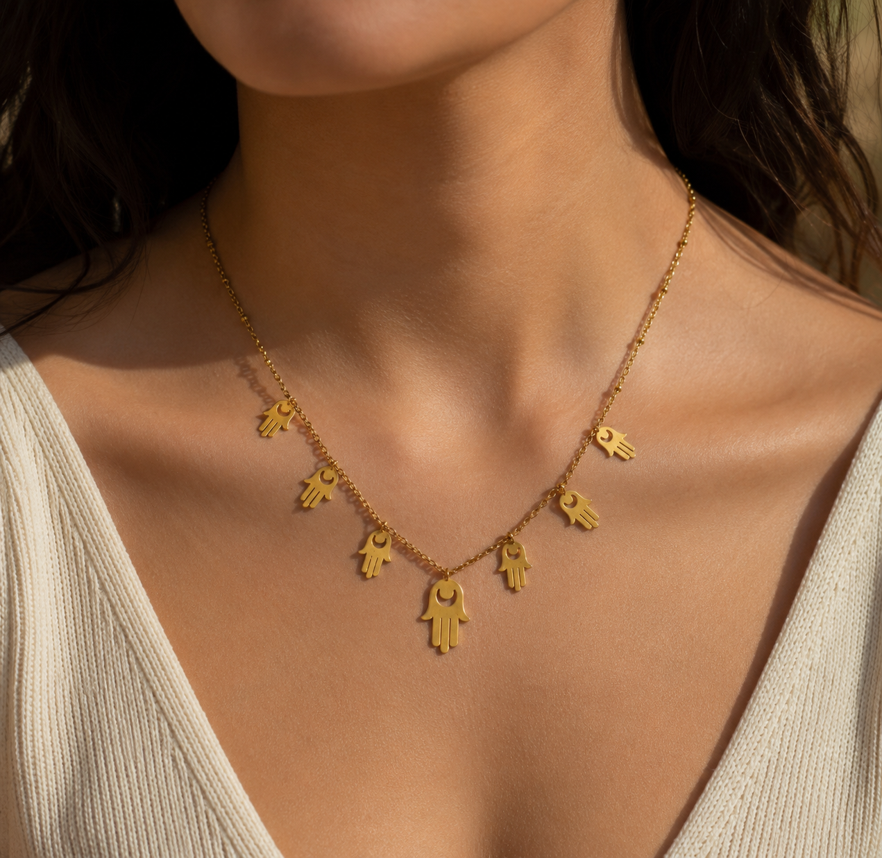 Hamsa Necklace