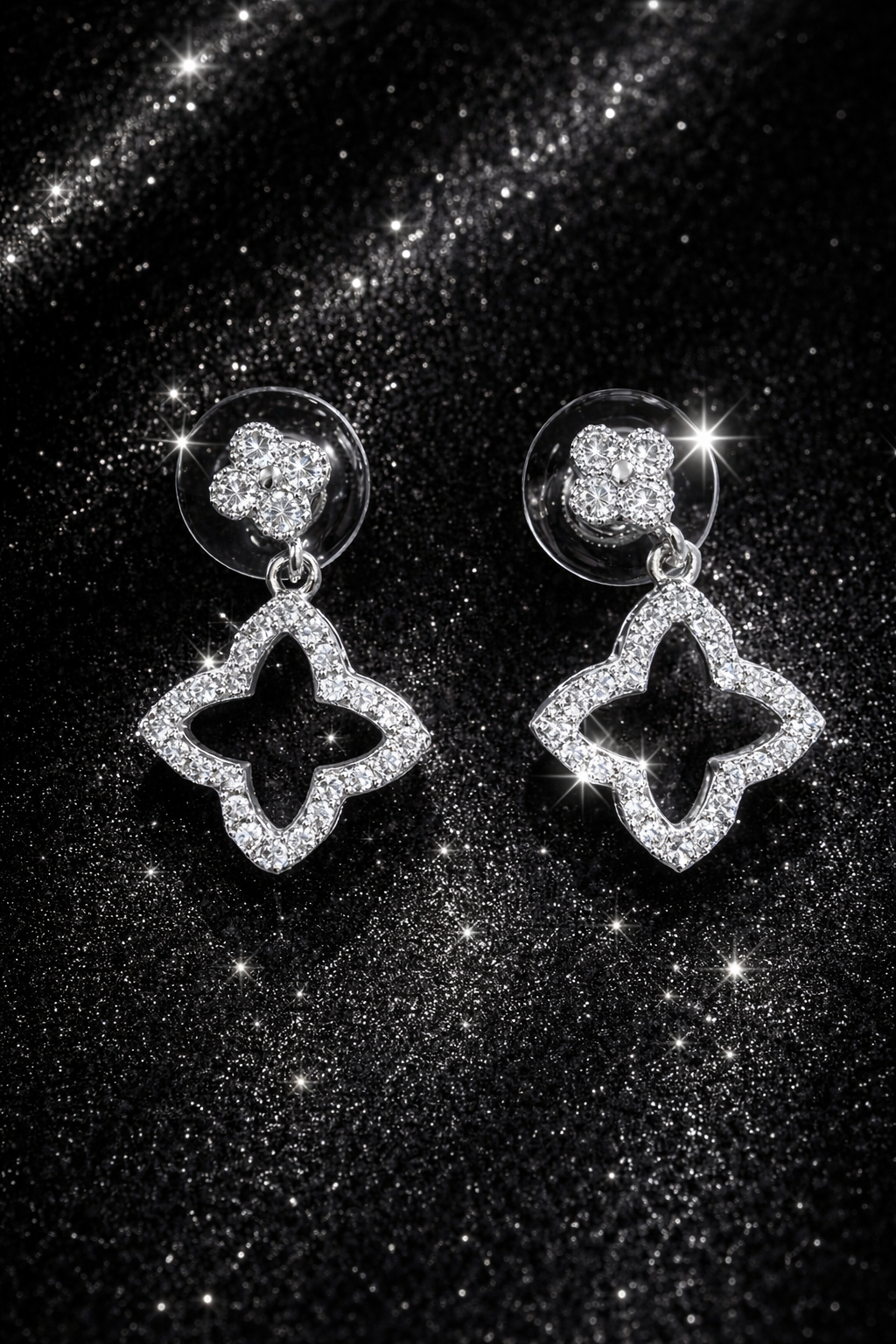 Lumière Stud Drops- Silver