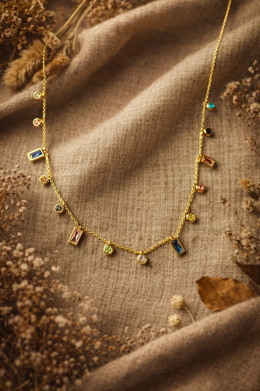 Colour Pop Gold Necklace