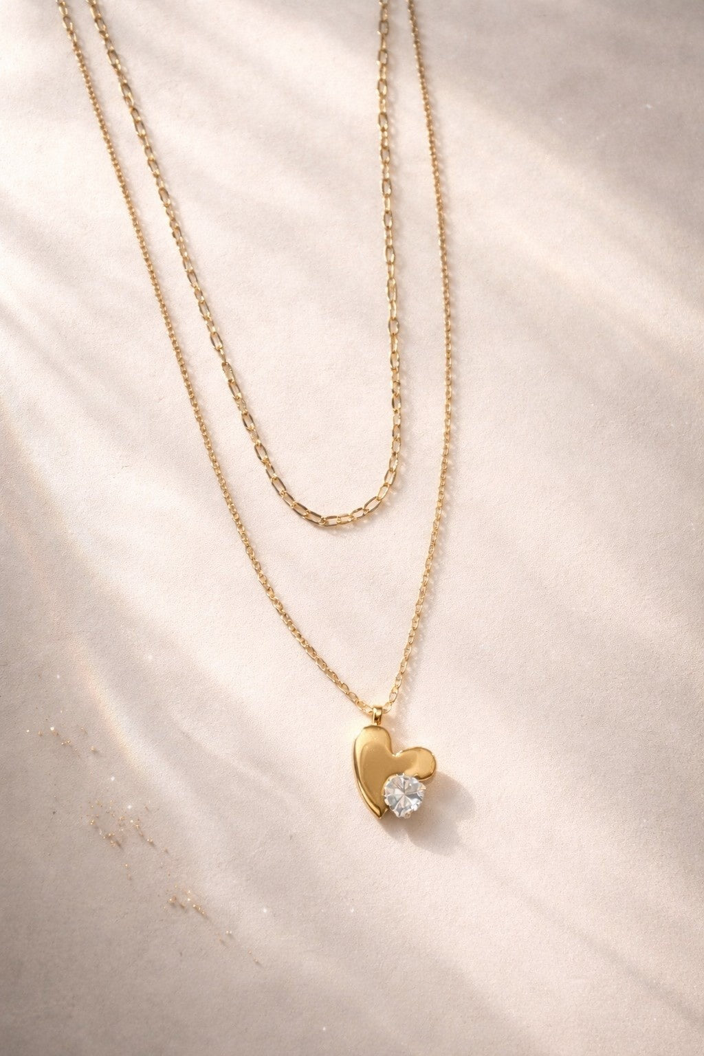 Heart double Chain