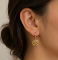Evil eye earrings