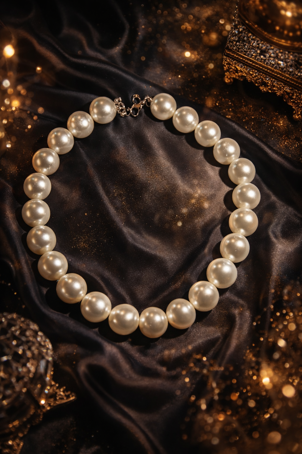 Big pearl necklace