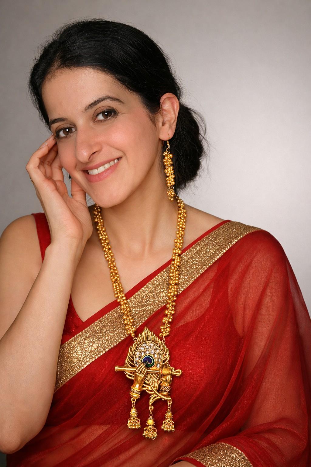 Krishna necklace- with earrings