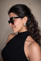 Teardrop Silver earrings