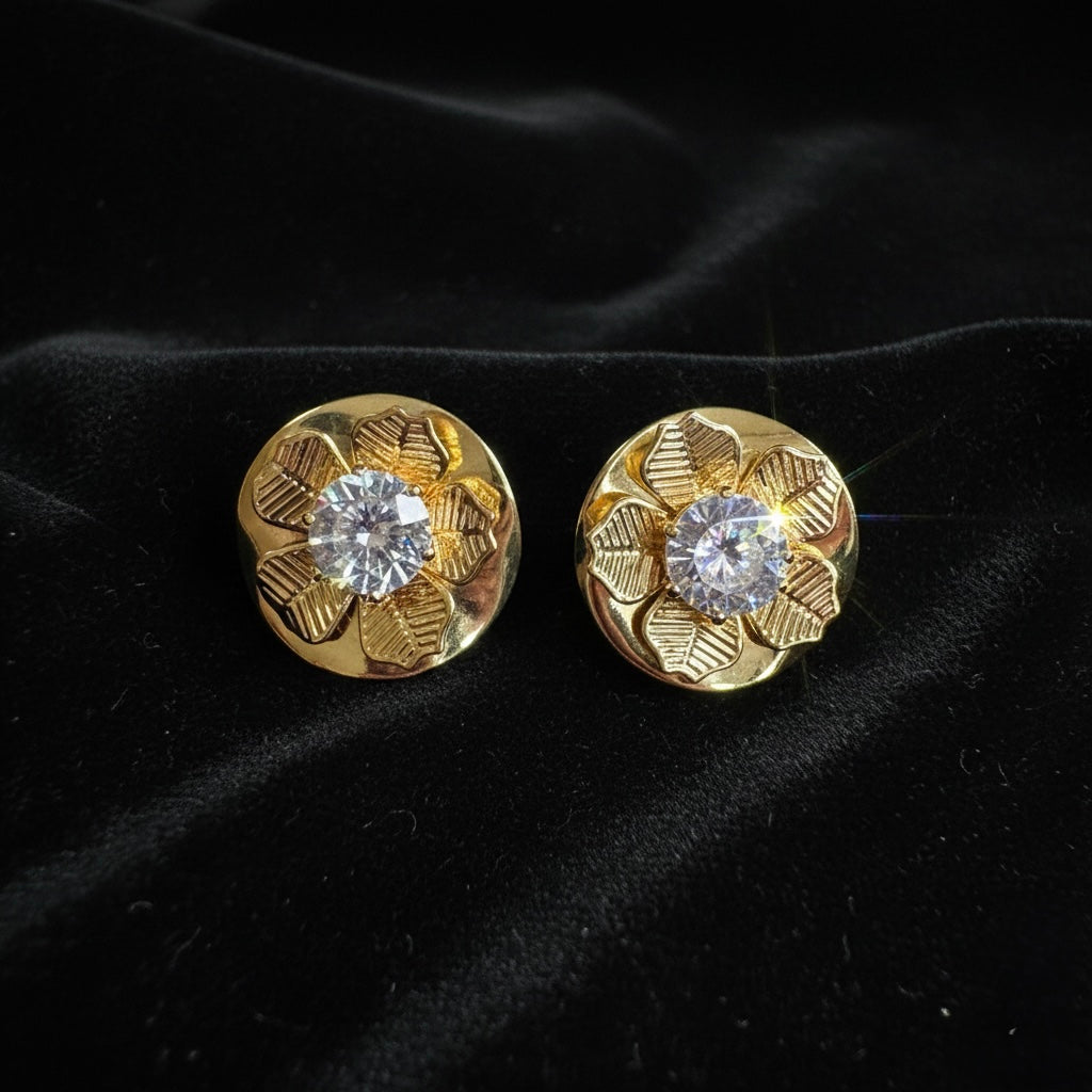 Flower Diamond Studs
