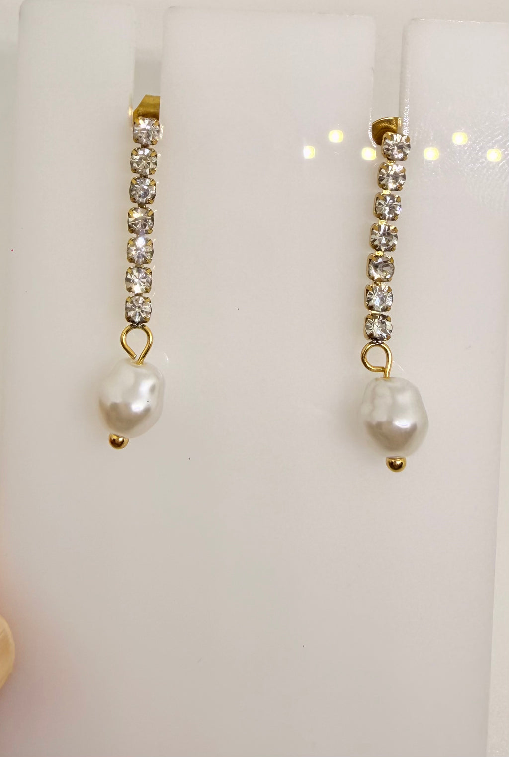 Delicate charm earrings