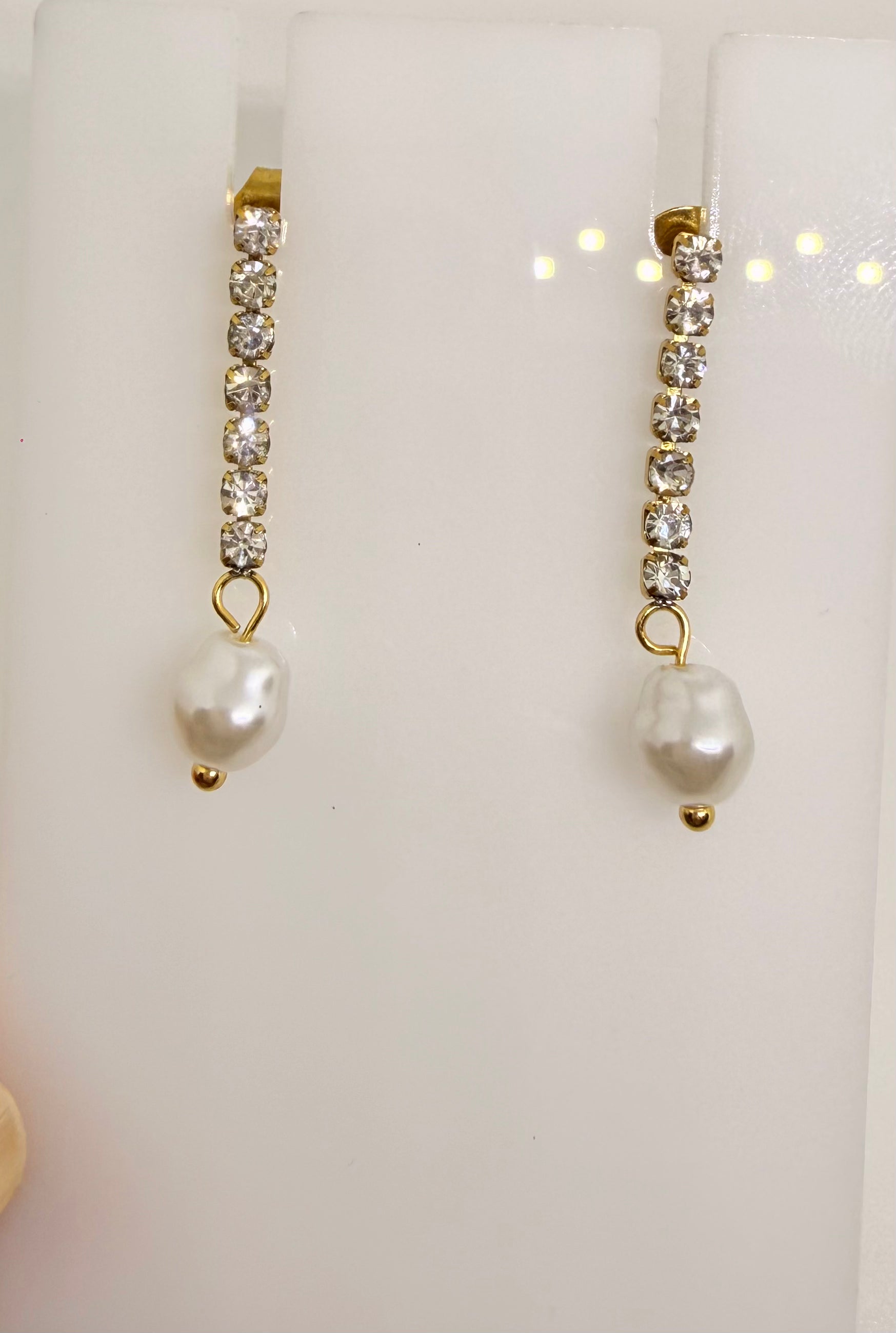 Delicate charm earrings
