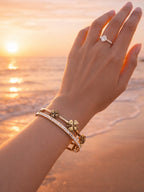 Radiant Gold-Tone Crystal Kundan Bracelet – Anti-Tarnish Finish